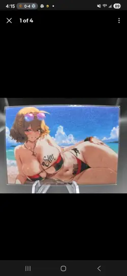 Special Listing Anime Waifu Card Doujin ACG Goddess Holo - Image 2