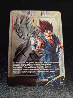Vegito Gold Energy Marker E-18* Dragon Ball Super Card Game - Image 1