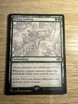 MTG - Sylvan Anthem Showcase - Modern Horizons 2 - NM - Image 1