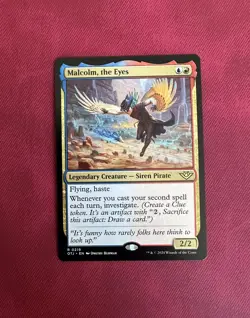 Malcolm, the Eyes - NM - MTG Outlaws of Thunder Junction - Magic the Gathering - Image 1