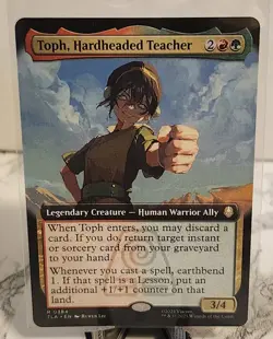 Toph, Hardheaded Teacher - Extended Art TLA NM MTG - Image 1