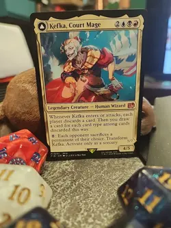 MTG Kefka, Court Mage / Kefka, Ruler of Ruin - Regular - FIN #0231 - Image 1