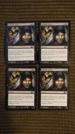 Magic: the Gathering / MtG Diabolic Tutor x4 M12 - Image 1
