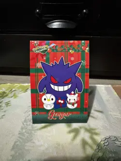 Pokemon 2024 Card Database Christmas Set Gengar #1 Cracked Holo Peru US Seller - Image 1