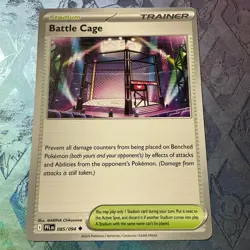 Pokemon Phantasmal Flames #085/094 Battle Cage Regular M/NM Common - Image 1