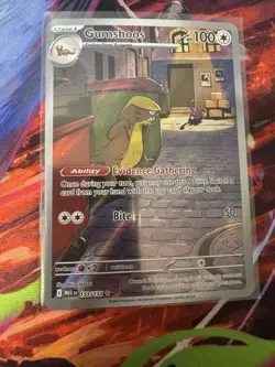 Pokemon TCG Gumshoos 153/132 Meg en Mega Evolution Illustration Rare SKU:855 - Image 1