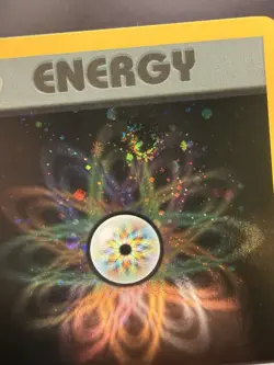 Rainbow Energy 17/82 Team Rocket Holo Pokemon TCG SWIRL! NM- - Image 2