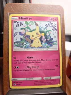 Pokemon Black Star Promo Mimikyu SM163 MP 001 - Image 1