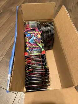 Pokemon Mega Evolution Phantasmal Flames Lot Of 77 Booster Packs - Image 3