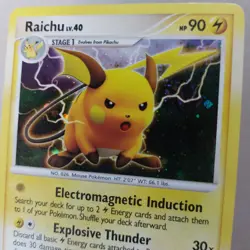 Raichu DP21 Holo Rare Promo Pokemon Card Diamond And Pearl Ninteno - Image 3