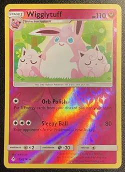 Wigglytuff Reverse Holo Rare 135/214 Pokemon TCG S&M Unbroken Bonds NM - Image 1