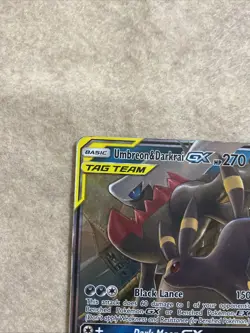 Umbreon & Darkrai GX Pokemon TCG #125/236 Rare Holo Unified Minds - Image 5
