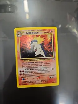 Pokemon TCG Typhlosion 18/111 Neo Genesis Holo - Image 1