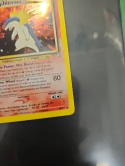 Pokemon TCG Typhlosion 18/111 Neo Genesis Holo - Image 3