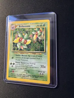 Pokemon TCG Bellossom 3/111 Holo – Neo Genesis Vintage WotC – Near Mint - Image 3