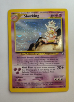 Pokemon TCG Slowking 14/111 Neo Genesis Holo Rare Vintage 2000 - Image 4
