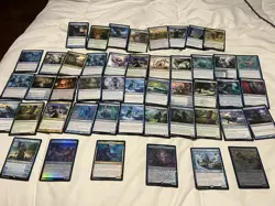 MTG Large Merfolk +Sea Creature Magic The Gathering Cards + BONUSES Added! - Image 1