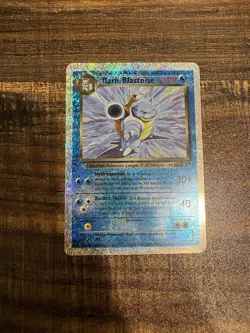 Pokemon TCG Dark Blastoise Reverse Holo Rare Card 4/110 Legendary Collection MP - Image 1