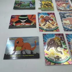 12 Topps 2000 Pokemon series trading cards. 4 chrome - Image 2