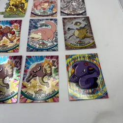 12 Topps 2000 Pokemon series trading cards. 4 chrome - Image 3