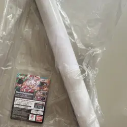 Bandai One Piece CCG Monkey.D.Luffy US Voyage Promo Holo Card + Poster SEALED - Image 3