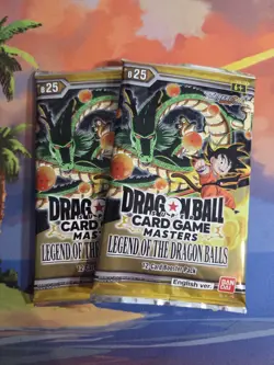Legend Of The Dragon Balls Booster Pack x2 BT-25 Dragon Ball Super Card Game - Image 1