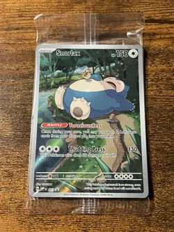 Pokemon Snorlax 051 Sv Scarlet & Violet Promo Cards Holo 151 Sealed - Image 1