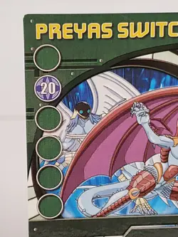 Bakugan Battle Brawlers Ability Card Green Preyas Switch 2008 43/48b - Image 3