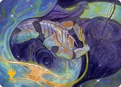 1 x Seam Rip Art Card - Gold-Stamped Signature - Art Series: Edge of Eternities - Image 1