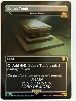 Balin's Tomb Foil - MTG Universes Beyond Lord of the Rings -0357 - NM - Image 1
