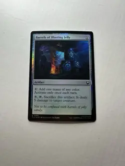 Barrels of Blasting Jelly NM Foil Avatar: The Last Airbender Magic The Gathering - Image 1