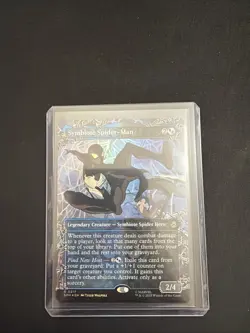 MTG - Symbiote Spider-Man - Borderless - SPM 217 - FOIL NM - Image 1