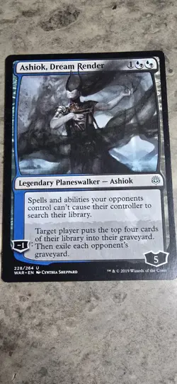 Ashiok, Dream Render War of the Spark Regular Legendary Planeswalker MTG NM - Image 1