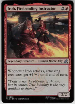 MTG Iroh, Firebending Instructor () Foil NM Avatar: The Last Airbender Magic 240 - Image 1