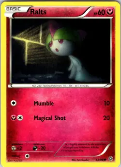 Ralts 52/98 XY - Ancient Origins Pokemon TCG NM Normal - Image 1