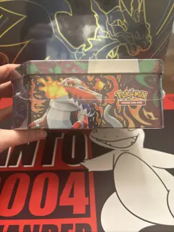 Pokemon TCG Paldea Partners Meowscarada EX Tin New Sealed 5 Boosters Packs - Image 4
