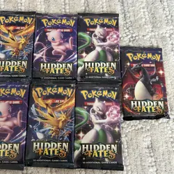 Pokemon Hidden Fates 10 Booster Packs **SEALED/From ETB** - Image 3