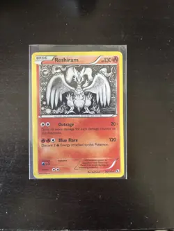 Reshiram 28/113 2013 B&W Legendary Treasures Pokemon Card TCG Holo Rare - Image 1