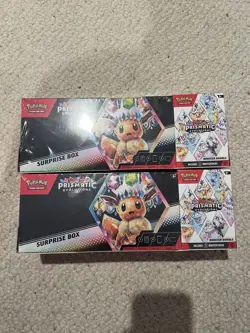 Pokemon Prismatic Evolutions Surprise Box And Booster Bundle (SET OF 2) - Image 2