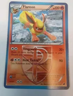 Pokemon Tcg Flareon Uncommon Regular 12/116 Plasma Freeze - Image 1