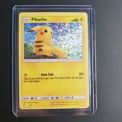 Pokemon Pikachu McDonalds 2019 6/12 Holo Promo - Image 1