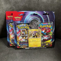 Lot of 2 — Pokemon TCG Raikou 2 Pack Blister Mega Evolution & Phantasmal Flames - Image 1