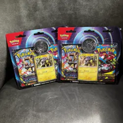 Lot of 2 — Pokemon TCG Raikou 2 Pack Blister Mega Evolution & Phantasmal Flames - Image 2