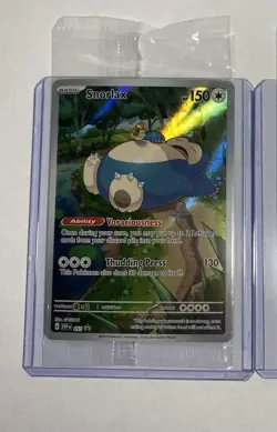 2 Sealed Pokemon TCG 151 Snorlax SVP 051 Black Star Promo - Image 3