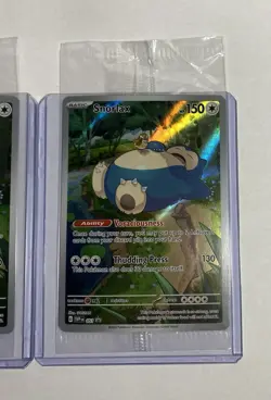 2 Sealed Pokemon TCG 151 Snorlax SVP 051 Black Star Promo - Image 4