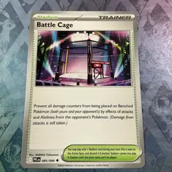 Pokemon Phantasmal Flames #085/094 Battle Cage Regular M/NM Common - Image 1