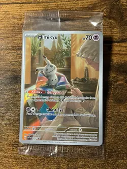 Mimikyu SVP 075 Sealed Black Star Promo Pokemon Paldean Fates ETB Holo NM - Image 1