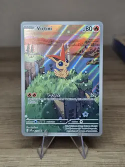 Pokemon TCG Scarlet And Violet Victini Black Star Promo SVP 208 - Image 3