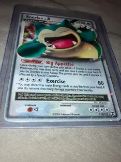 Snorlax/Relaxo Lv x Pokemon Card Platinum Rising Rivals 111/111 - Image 4