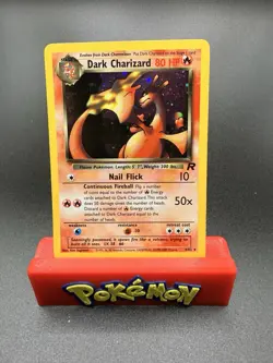 Dark Charizard Holo 4/82 - Team Rocket - Vintage - Pokemon TCG NM - Image 1